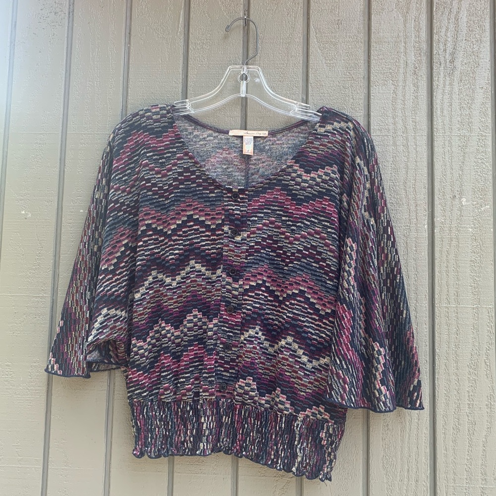 Bat wing printed sweater by American Rag